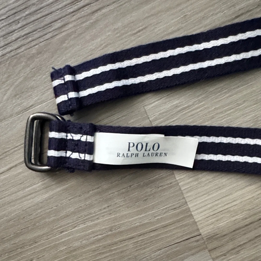 Polo by Ralph Lauren Navy and White Kids Belt
